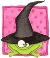 Ranocchio Con Cappello Di Halloween